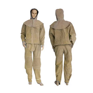 Ropa de Soldador, Traje de Soldadura de Lona para Hombre, Chaqueta y Pantalones, Uniforme de Trabajo, Ropa Protectora Resistente al Desgaste y al Calor - Product Image 1