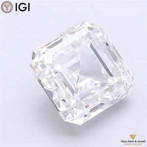 Diamante Cultivado en Laboratorio CVD con Certificado IGI, 3.50 Quilates, Claridad VS1, Color D, Corte Asscher, Perfecto para Anillo de Compromiso - Product Image 4