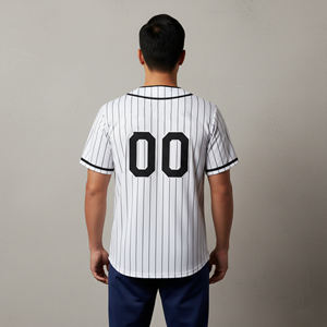 Camiseta de béisbol de malla transpirable sublimada con diseño personalizado, talla grande, para hombre, venta al por mayor, fabricante. - Product Image 2