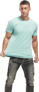 T-shirt homme uni à manches courtes, col rond, coupe classique, en jersey de coton, vêtement décontracté. - Product Image 3