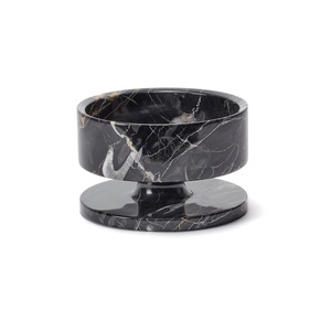 Juego de Tazones Modernos de Mármol Negro con Vetas Blancas Decorativas, Platos para Servir, para Cumpleaños, Decoración de Lujo para el Hogar/Cocina/Hostelería - Product Image 3