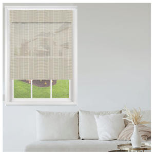 Persianas Romanas de Bambú Decorativas, Inalámbricas, Integradas, de Diseño Natural, para Ventanas Francesas Ecológicas, Aptas para Todas las Estaciones - Product Image 1