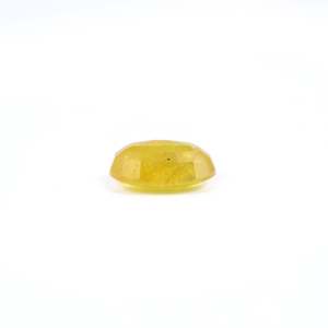 Premium 7.2 Carat Yellow Sapphire Oval Cut Loose Gemstone 12mm for Fine Jewelry - Product Image 3