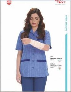 Uniforme d'infirmière, blouse d'hôpital, Vesbhusha, bleu, coton, manches courtes, uniforme d'infirmière, blouses et chemises pour femmes - Product Image 4