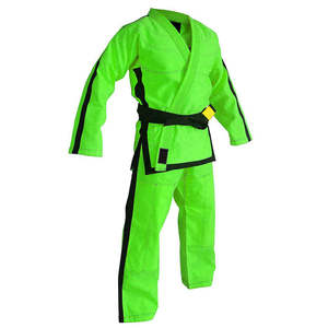 Unisex BJJ Kimono 100% Cotton Martial Arts Gi Stretch Washed Front Lightweight Breathable Quick Dry Training Suit OEM Custom - Product Image 3