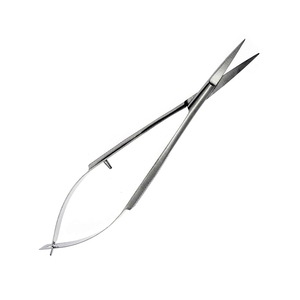 Ciseaux de manucure de beauté en acier inoxydable, ciseaux à cuticules de 12 cm légèrement courbés, ciseaux de manucure automatiques de haute qualité - Product Image 3