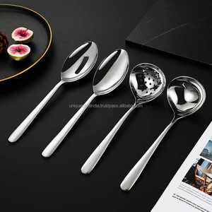 Cuchara de acero inoxidable de diseño clásico del fabricante para té y comida para el hogar Restaurante Vajilla Cuchara de plata-Venta al por mayor - Product Image 1