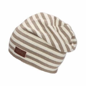 Street wear <b>Slouch</b> <b>beanies</b> custom stripes design breathable hat - Product Image 1