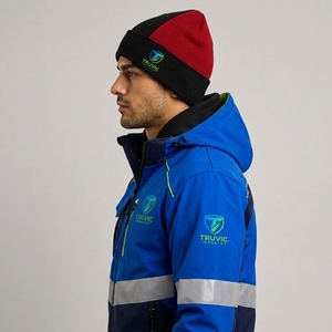 High Visibility Men's Reflective Safety <b>Jacket</b> Design Road Safety <b>Canvas</b> Letter Pattern Stand Collar Waterproof Safety <b>Jacket</b> - Product Image 4