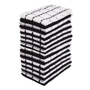 Woven Striped Square <b>Kitchen</b> Cloth Cotton Blend Quick Dry Durable Absorbent - Product Image 4