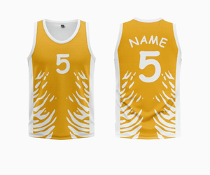 Uniforme de basket-ball personnalisé OEM, maillot de basket-ball par sublimation - Product Image 3