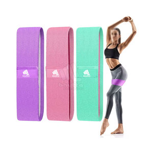 Bande de Résistance pour Hanches en Néoprène, Élastique, Antidérapante, Écologique, Résistance Moyenne, pour Exercices de Fitness et Musculation des Fessiers - Product Image 1