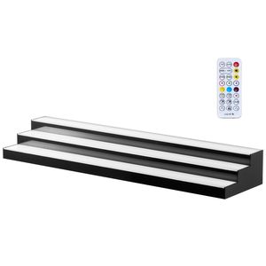 Mobile Bar in Acrilico a 3 Ripiani con Illuminazione LED, 60 Pollici, Espositore per Bar Domestico con Telecomando RF e Controllo App - Product Image 1