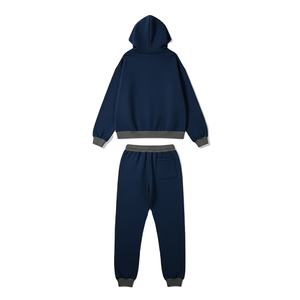 Ensemble de survêtement imprimé surdimensionné pour homme, streetwear hip-hop, en molleton de coton lourd - Product Image 3