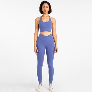 Best Selling Products Oem Logo Printed Women Legging Bra Gym Wear Yoga Workout Clothing Activewear <b>Sets</b> - Product Image 1