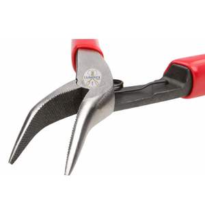 LUMINEX IMPEX Mini 45-Degree Long Nose Pliers Stainless Steel Jewelry Plating <b>Tool</b> Light Weight <b>Smooth</b> Work - Product Image 2