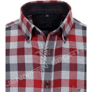เสื้อเชิ้ตผ้าแฟลนเนลคุณภาพสูง 100% ผ้าฝ้าย เสื้อเชิ้ตผู้ชายทรงบ็อกซี่ลายสก็อตสำหรับฤดูร้อน แฟชั่นลำลอง แขนยาว - Product Image 2