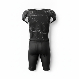 Uniforme de football américain haut de gamme, design personnalisé, tissu sergé, empiècements en mesh, vêtements d'équipe d'élite, respirant, livraison rapide, fabrication en usine. - Product Image 2