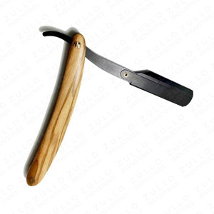 Professional Stainless Steel Cut Throat Razor Set Leaf Handle Barber <b>Shaving</b> <b>Kit</b> Custom Color OEM for Men - Product Image 5