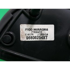 207 RIGHT Right side (passenger side) electric <b>door</b> <b>mirror</b> Us 96806254XT - Product Image 2