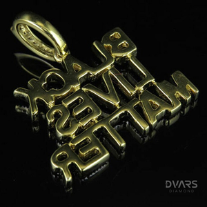 จี้เพชรโมอิสซาไนต์สั่งทำพิเศษ ตัวอักษรชื่อแบบหรูหรา ประดับเพชร เงินแท้ 925 ชุบทอง 18K สไตล์แร็ปเปอร์ อักษรย่อสำหรับผู้ชาย - Product Image 5