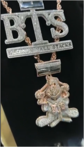 CONCEPTION Colgantes Personalizados de Moissanita con Incrustaciones de Diamantes, Plata 925, Engaste Completo, Letra Personalizada, Estilo Hip Hop, Unisex, Certificado GRA - Product Image 5