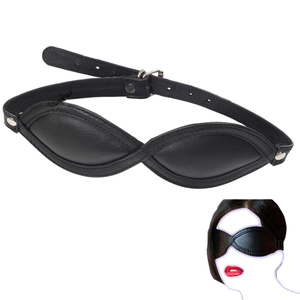 Set de Bondage para Principiantes, Negro, con Esposas de Cuero, Antifaz, Paleta y Accesorios - Product Image 5