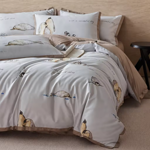 Juego de Edredón Clásico 100% Algodón con Bordado Floral, 400 Hilos, 3 Piezas, Juego de Ropa de Cama para el Hogar - Product Image 6
