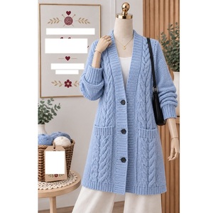 Pulls 100% acrylique ou coton, calibre 12, pour femmes, très tendance, style décontracté, pour la saison hivernale, fournisseur du Bangladesh. - Product Image 2