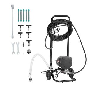 650W 3000PSI High Pressure Airless Paint Sprayer Cart with Stand Cleaning <b>Brush</b> Hose Extension Rod & Nozzle <b>Power</b> Spray Guns - Product Image 1