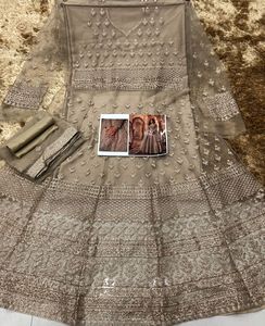 Salwar Kameez con Bordado de Lentejuelas para Boda, Estilo Indio Pakistaní Tradicional para Mujer, Largo hasta el Suelo, Corte Regular - Product Image 6