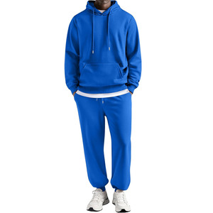 ชุดวอร์มออกกำลังกายผู้ชาย เนื้อผ้านุ่ม ระบายอากาศดี มีฮู้ด กางเกงจ็อกเกอร์ทรงเข้ารูป เอวยางยืด ชุดลำลองสำหรับเล่นกีฬา มีจำหน่ายแล้ว - Product Image 1