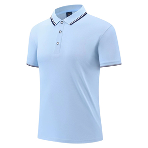 Camisa de Hombre 100% Algodón Transpirable, Cuello Piqué, Manga Corta, Lisa, con Logotipo Personalizado, Casual, para Golf - Product Image 4