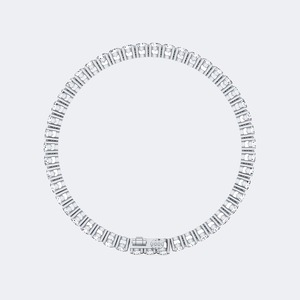 Luxury 9.27 CTW Round Brilliant Cut Lab Grown Diamond <b>Bracelet</b> For Women Sterling Silver Wedding Anniversary Jewelry Modern Gift - Product Image 6