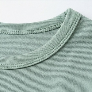 T-shirts d'été pour femmes, hauts courts de sport fitness, en coton léger, vêtements de sport de luxe haut de gamme, tenues décontractées et tendance - Product Image 4