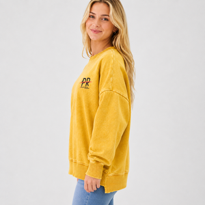 Sweat-shirt délavé sur mesure pour femme – Vêtement décontracté d'hiver, écologique et respirant – Prix de gros - Product Image 4
