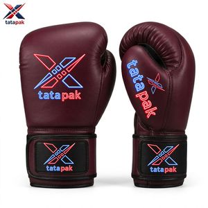 Genuine Leather Boxing Gloves For Unisex Adults custom logo Private Label Pakistan Manufacturer TATAPAK Wholesale Supplier - Product Image 1