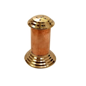 Juego de salero y pimentero metálicos funcionales para cocinar, cocina, restaurante, mesa de comedor, hotel, cafetería y servicio de alimentos - Product Image 2