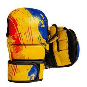 Nouveauté, gants de sparring MMA de haute qualité, imperméables, respirants, légers, logo personnalisé imprimé, protection des mains en cuir pour la boxe - Product Image 1