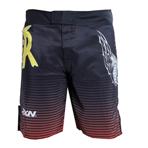 กางเกงชกมวย RXN MMA โพลีเอสเตอร์ 100% ระบายอากาศได้ดี เอวกลาง - Product Image 1