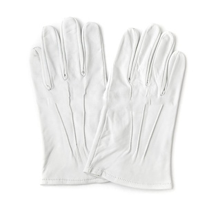 Gants en tissu de coton faits main, écologiques et tendance, taille réelle, couleur personnalisable, accessoire de regalia pour les amateurs maçonniques - Product Image 1