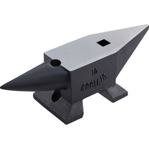 Incudine a corno singolo in ghisa ad alta durezza 22 libbre/10 kg, robusta con ampio piano di lavoro e base stabile - Product Image 5
