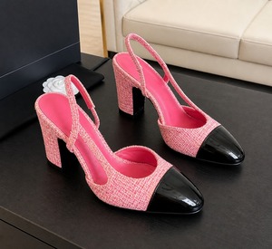 Colección de Zapatos Elegantes de Tacón para Mujer, Zapatos de Tacón Cuadrado con Punta en Pico, Calzado Elegante para Fiesta u Oficina, Zapatos OEM Hechos en India - Product Image 2
