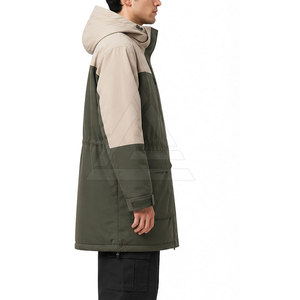 Heavy Weight Oversized Parkas <b>Jacket</b> For <b>Men</b> Cold Weather Warm Hooded <b>Long</b> Outerwear Casual Outdoor Apparel - Product Image 6