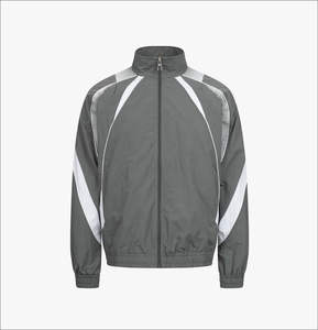 Ensemble survêtement coupe-vent d'hiver personnalisé pour homme – Veste de sport et pantalon de survêtement en nylon, à capuche zippée, séchage rapide et respirant - Product Image 4