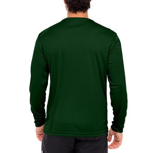 เสื้อคอมเพรสชั่นแขนยาวสำหรับผู้ชาย OEM สำหรับเล่นกีฬา ยิม ออกกำลังกาย แห้งเร็ว กระชับรูปร่าง รับสกรีนโลโก้ เสื้อออกกำลังกาย ยกน้ำหนัก - Product Image 2