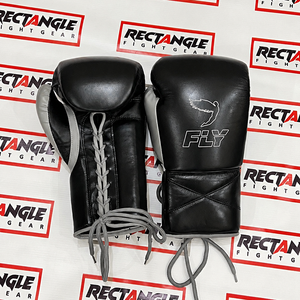 Guantes de Boxeo FLY MMA Personalizados, de Cuero Premium, con Cordones, para Entrenamiento y Sparring, Diseño OEM de Alta Calidad, Absorbentes de Humedad - Product Image 1