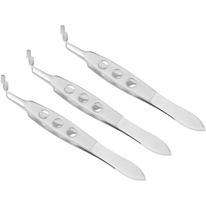 Pinzas de masaje para párpados oftálmicas de alta calidad para procedimientos de cirugía plástica cosmética, instrumento de precisión de acero inoxidable - Product Image 3