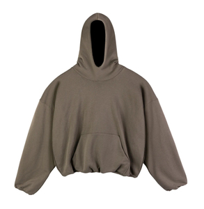 เสื้อฮู้ดโอเวอร์ไซส์ผู้ชาย สีพื้น ผ้าฝ้ายซาติน มีกระเป๋า หนานุ่ม สไตล์สตรีทแวร์ สำหรับฤดูหนาว ทรงปกติ แขนยาวถัก - Product Image 2