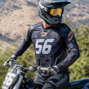 Maillot de motocross personnalisé à manches longues, respirant, en polyester, pour course tout-terrain, fabricant de maillots de moto tout-terrain - Product Image 6